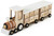 BRUBAKER Reusable Wooden Advent Calendar to Fill - White Locomotive with 24 Doors - DIY Christmas Calendar 18.11 x 3.74 x 4.21 inches