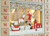 BRUBAKER Reusable Wooden Advent Calendar to Fill - Santa Claus in the Forest with LED Lighting - DIY Christmas Calendar 13.98 x 2.36 x 10.63 inches