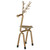 10.25" Small Bronze Reindeer Christmas Pillar Candle Holder