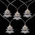 10 B/O LED Warm White Christmas Tree with Deer Lights - 3' Clear Wire