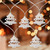 10 B/O LED Warm White Christmas Tree with Deer Lights - 3' Clear Wire