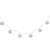 10 B/O LED Warm White Clear Round Ball Christmas Lights - 4.75' Clear Wire