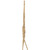 Fluted Bells Trio Christmas Decorations - 20" - Red - Set of 2