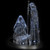 LED Lighted Acrylic Holy Family Nativity Scene on Mirror Christmas Decoration - 17"