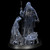 LED Lighted Acrylic Holy Family Nativity Scene on Mirror Christmas Decoration - 17"