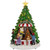 LED Lighted Animated and Musical Santa's Toy Shop Christmas Village Display - 13"
