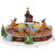 Animated and Musical Reindeer Ride LED Lighted Christmas Village Display - 12"
