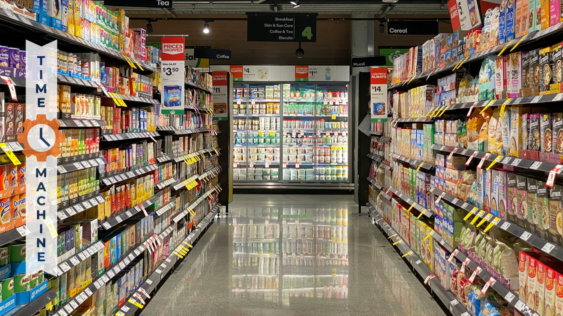 supermarket aisle